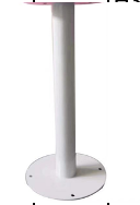 Tige Acier Inox pour Mobilier Lumineux H50cm - Piquet Fixation Sol Jardin - Accessoire LUXGREEN